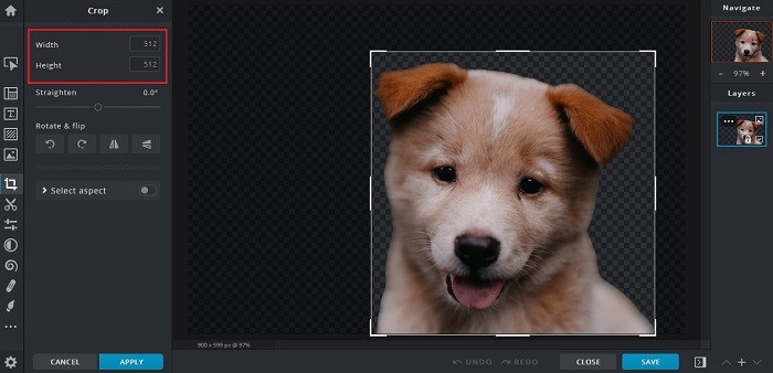 How To Create Stickers Telegram Pixlr X Adjust Width Height