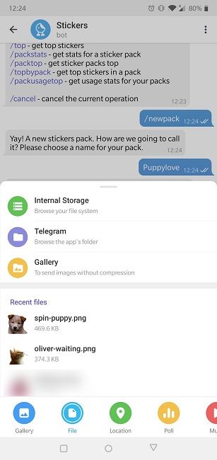How To Create Stickers Telegram Select Image