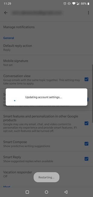 How To Disable Gmail Conversation View Mobile App Updating Settings