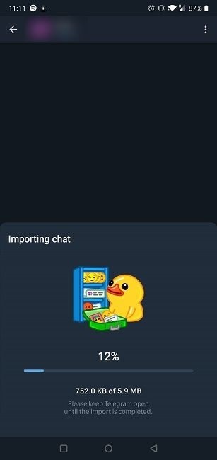 How To Import Whatsapp History Telegram Ongoing Chat Import