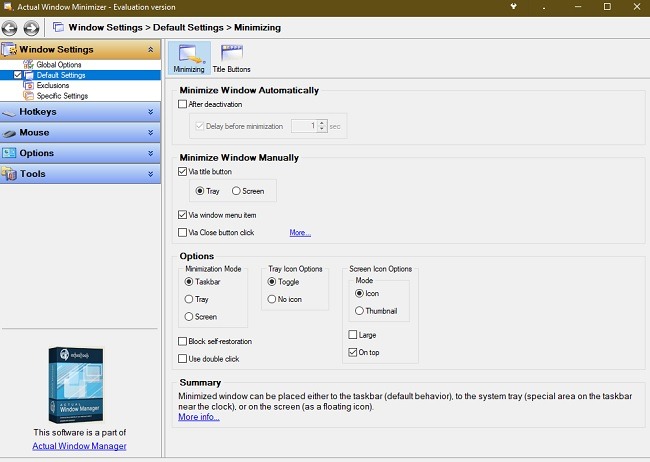 How To Send Windows 10 Programs To The System Tray Actual Window Minimizer