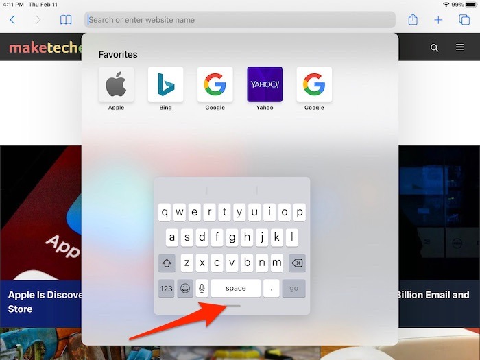 How To Split Ipad Keyboard Floater