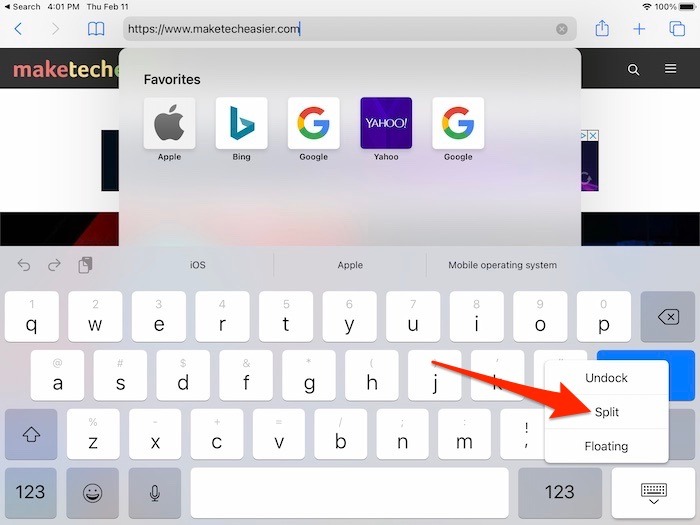 How To Split Ipad Keyboard Splits