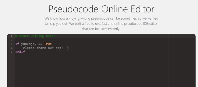 Online Code Editors To Help You Code On The Go Code Pseudo