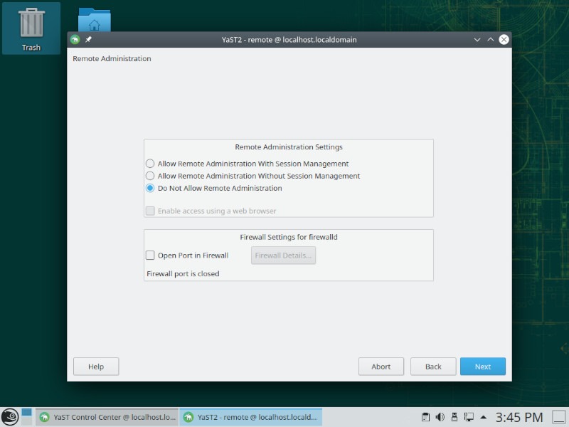 Opensuse Review Yast Vnc