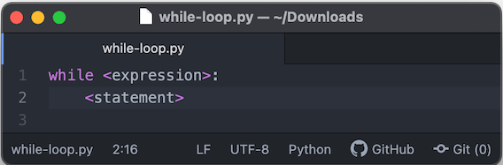 Python While Loop