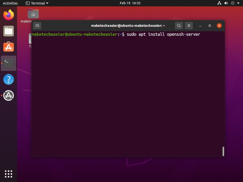 Ssh On Ubuntu Installing