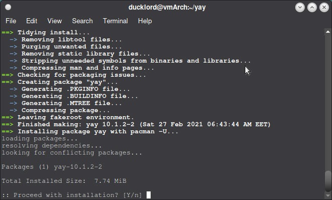 Use Aur In Arch Yay Install