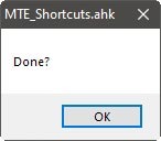 App Specific Shortcuts With Ahk Done Messagebox