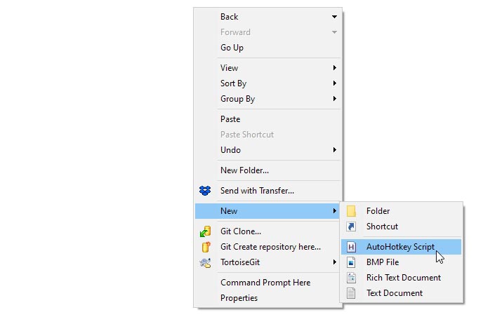 App Specific Shortcuts With Ahk New Script