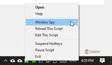 App Specific Shortcuts With Ahk Window Spy