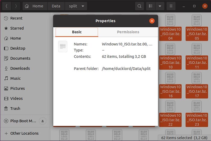 Compress Split Files In Ubuntu Compressed Split Files Size