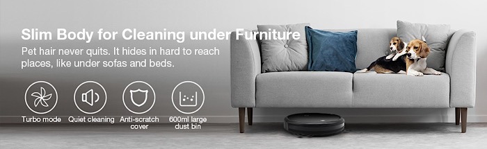 Deal Yeedi Robot Vacuum Slim