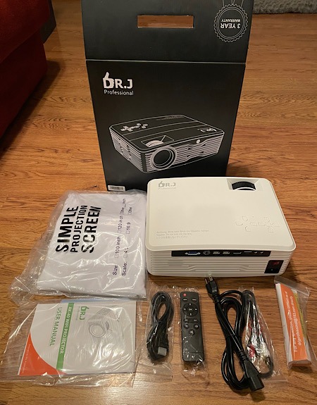 Dr J Projector Unboxing