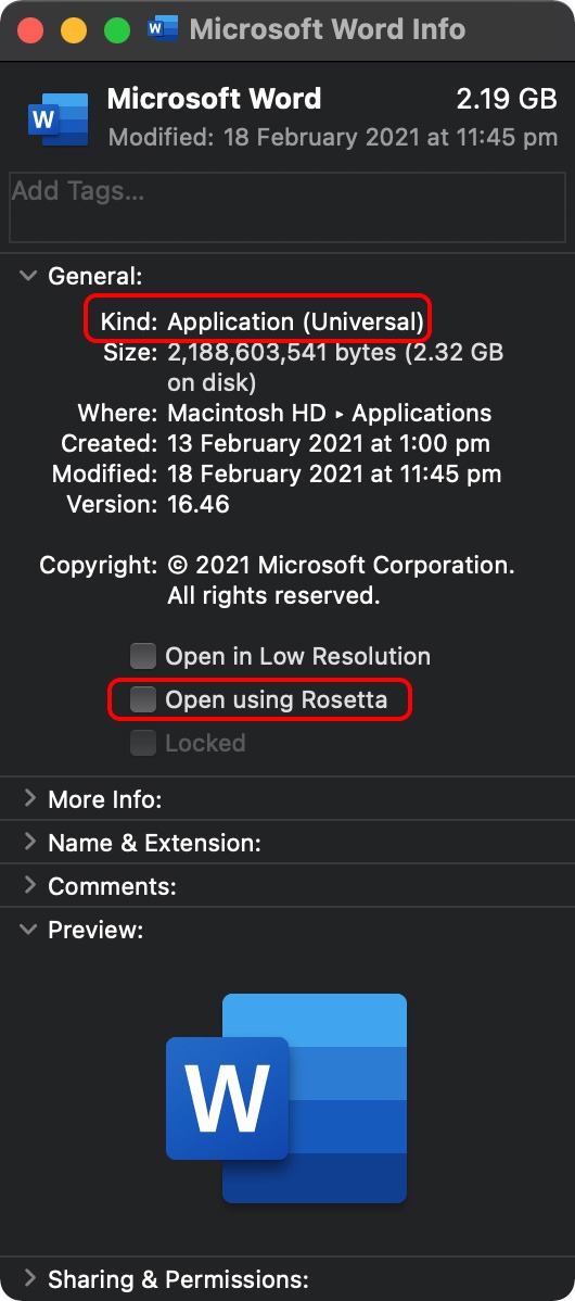 Force App Run Intel Version M1 Mac Rosetta