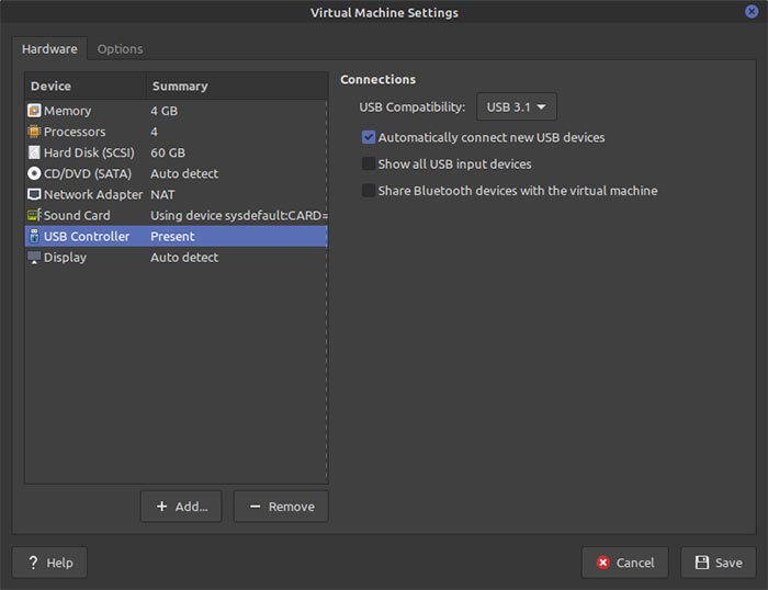 Share With Vm Usb Controller