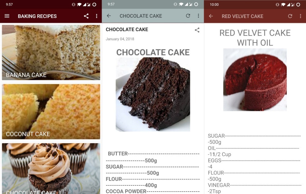 All Baking Recipies App