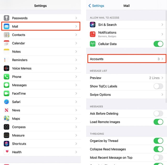 Delete Instead Archive Gmail Settings App Iphone