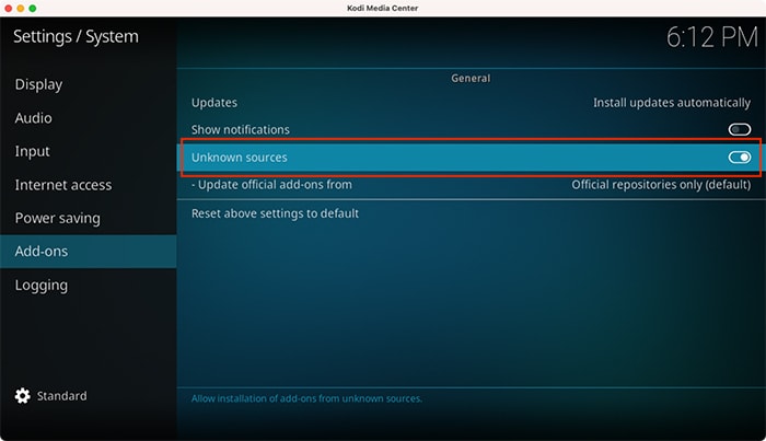 Disney Plus Kodi Enabling Unofficial Sources