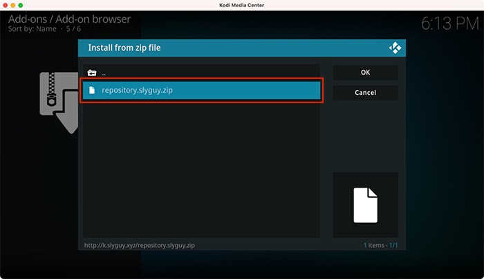 Disney Plus Kodi Installing Slyguy Repository