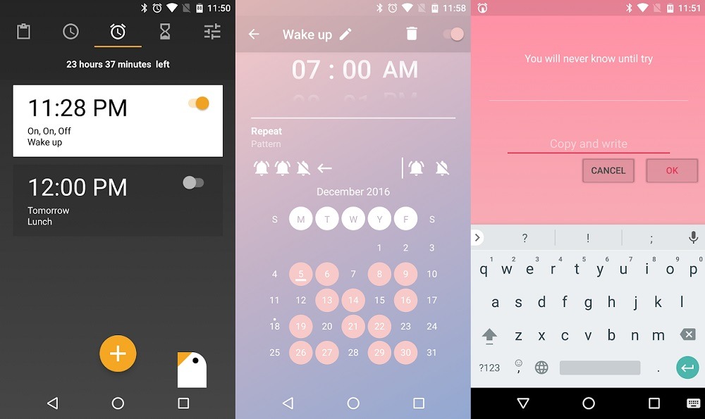 Early Bird Alarm Clock App