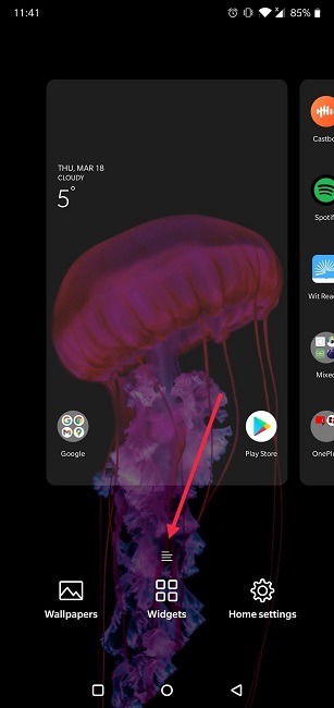 How Change Default Search Engine Android Bring Up Widgets Menu