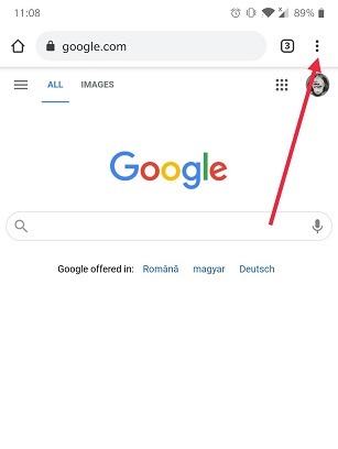 How Change Default Search Engine Android Chrome Three Dot Menu
