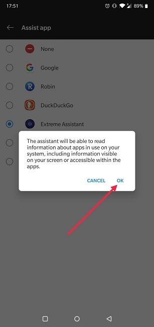 How Change Default Search Engine Android Confirm Selection