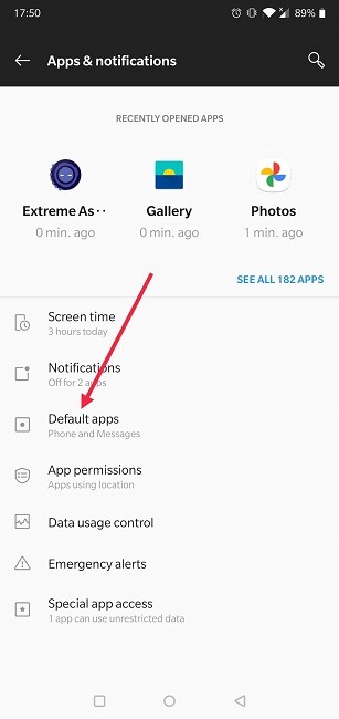 How Change Default Search Engine Android Settings Default Apps