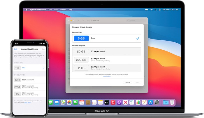 How Much Mac Storage Icloud Plan