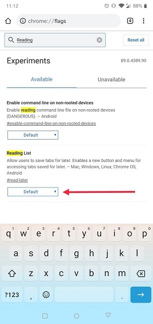 How To Add Read Later List Chrome Mobile Enable Reading List