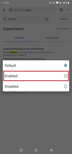 How To Add Read Later List Chrome Mobile Turn On Flag