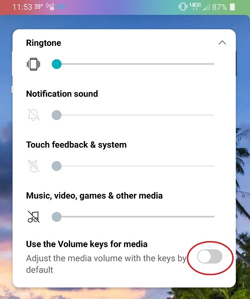 How To Block The Volume Buttons On Android Media Only