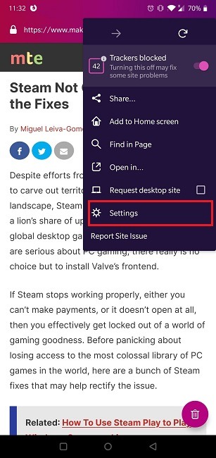How To Enable Cookies Android Browser Firefox Focus Settings