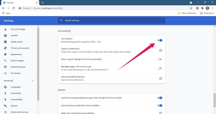How To Enable Live Caption Chrome Desktop Turn Live Caption On