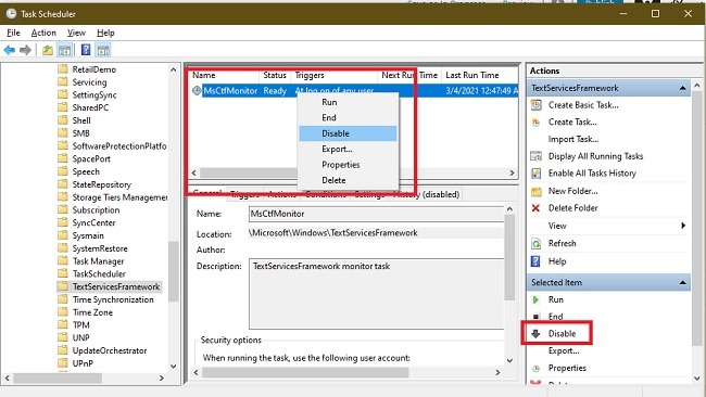 How To Fix Ctf Loader Errors In Windows 10 Disable