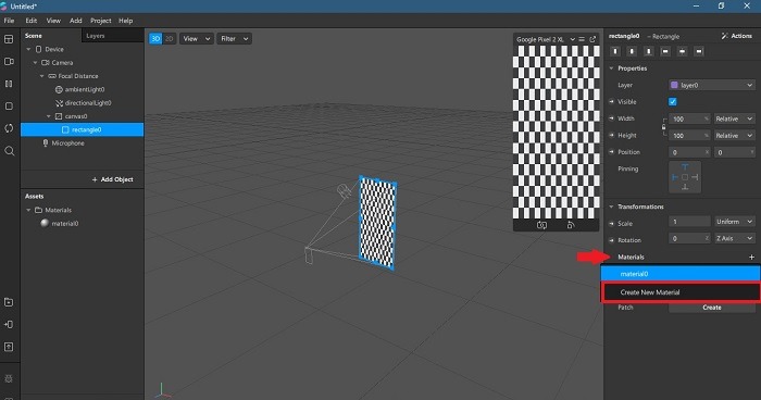 How To Make Custom Instagram Create New Material