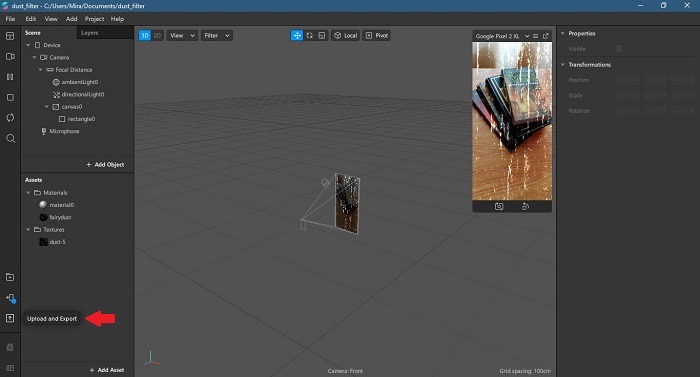 How To Make Custom Instagram Filter Upload Export