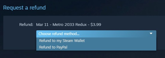 How To Refund Games On Steam Step 5