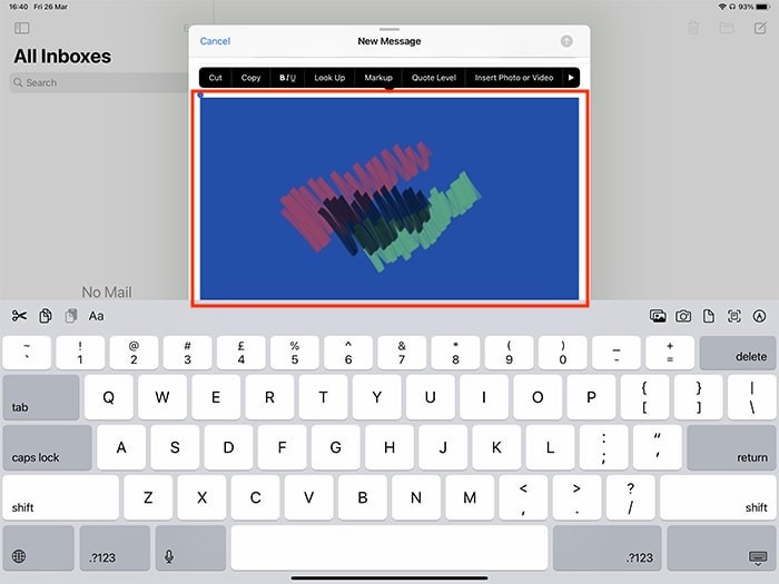 Markup Ipad Adding Annotated Image To Email