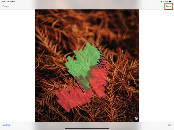 Markup Ipad Saving Edited Image