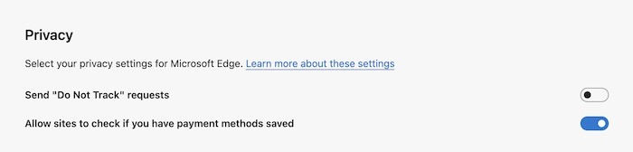 Microsoft Edge Mac Good Do Not Track