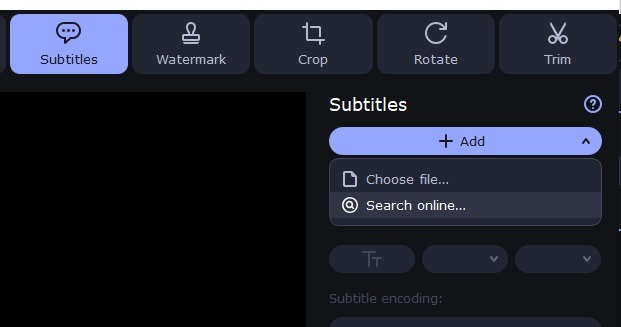 Movavi Video Subtitle