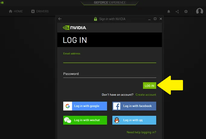 Nvidia Geforce Experience Login