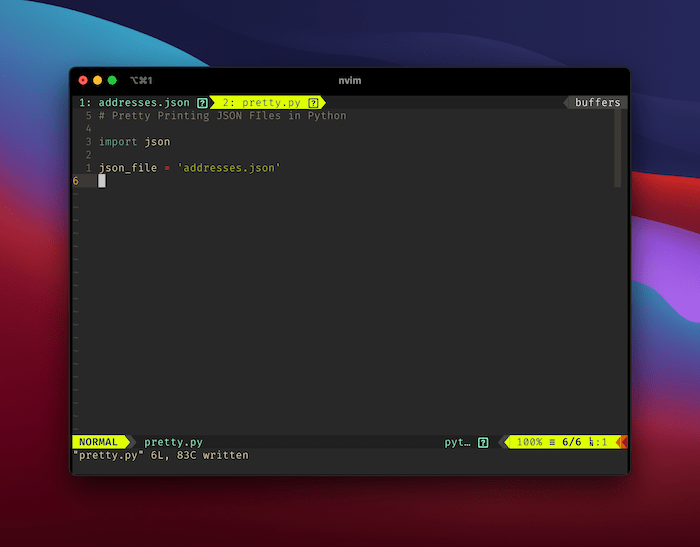 Defining a file in Python.