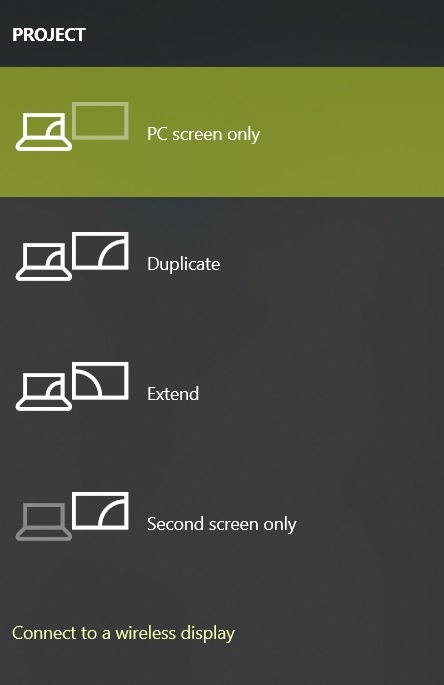 Project Options Cast To Roku