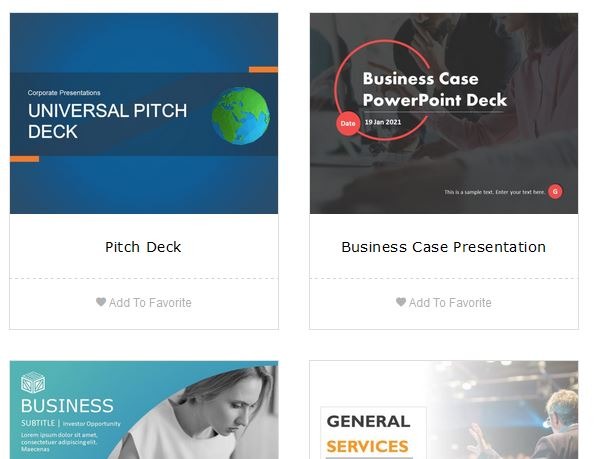 Slideuplift Pitch Decks