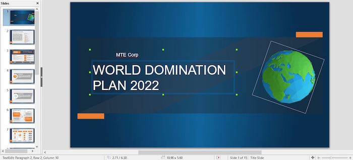Slideuplift World Domination Title