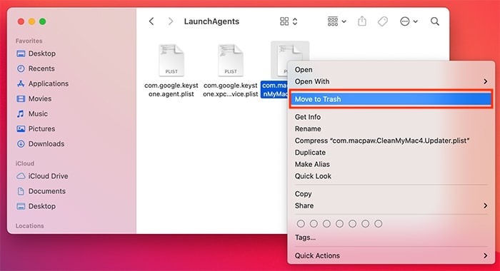 Startup Items Mac Moving File To Trash