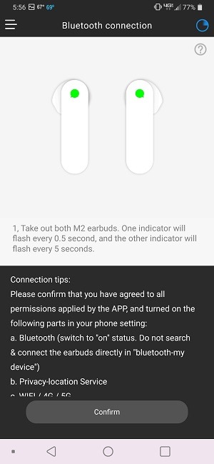 Timekettle M2 Language Translator Earbuds Review Pairing